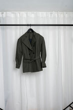 Load image into Gallery viewer, Oversized blazer MAUREEN green